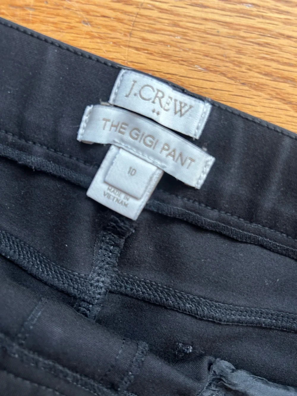 J. Crew Black The Gigi Pant - Picture 2 of 3